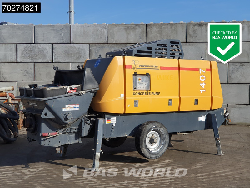 Putzmeister BSA 1407 D5 CONCRETE PUMP - 콘크리트 펌프 트럭 : 사진 1 Putzmeister BSA 1407 D5 CONCRETE PUMP - 콘크리트 펌프 트럭 : 사진 1