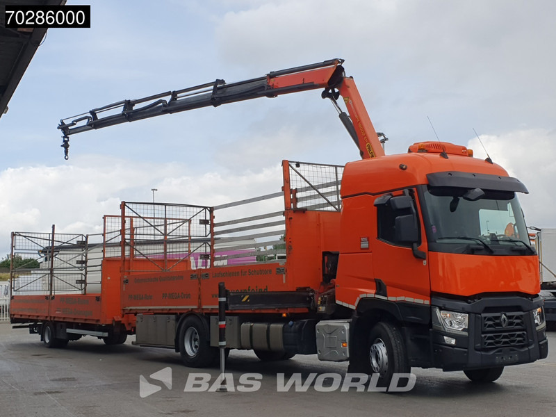 Renault C 380 4X2 Combi Palfinger PK18002-EH Kran Crane Retarder Euro 6 - 드롭사이드/ 플랫베드 트럭, 크레인 트럭 : 사진 3 Renault C 380 4X2 Combi Palfinger PK18002-EH Kran Crane Retarder Euro 6 - 드롭사이드/ 플랫베드 트럭, 크레인 트럭 : 사진 3