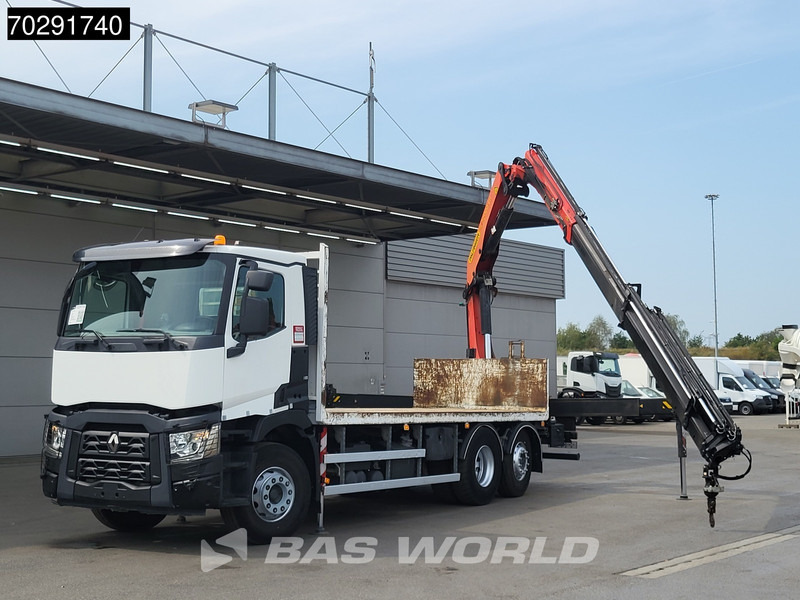 Renault C 380 6X2 Palfinger PK 22002 EH Crane Optibrake Euro 6 - 드롭사이드/ 플랫베드 트럭, 크레인 트럭 : 사진 5 Renault C 380 6X2 Palfinger PK 22002 EH Crane Optibrake Euro 6 - 드롭사이드/ 플랫베드 트럭, 크레인 트럭 : 사진 5
