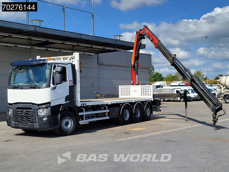 Renault C 380 8X4 Palfinger PK 23001 EH Remote Lift+Lenkachse Euro 6 - 드롭사이드/ 플랫베드 트럭, 크레인 트럭 : 사진 3 Renault C 380 8X4 Palfinger PK 23001 EH Remote Lift+Lenkachse Euro 6 - 드롭사이드/ 플랫베드 트럭, 크레인 트럭 : 사진 3