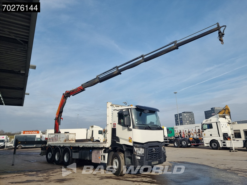 Renault C 380 8X4 Palfinger PK 23001 EH Remote Lift+Lenkachse Euro 6 - 드롭사이드/ 플랫베드 트럭, 크레인 트럭 : 사진 3 Renault C 380 8X4 Palfinger PK 23001 EH Remote Lift+Lenkachse Euro 6 - 드롭사이드/ 플랫베드 트럭, 크레인 트럭 : 사진 3