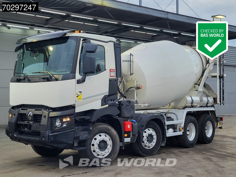 Renault C 430 8X4 9m3 Mixer Steelsuspension Automatic Euro 6 - 콘크리트 믹서 트럭 : 사진 1 Renault C 430 8X4 9m3 Mixer Steelsuspension Automatic Euro 6 - 콘크리트 믹서 트럭 : 사진 1