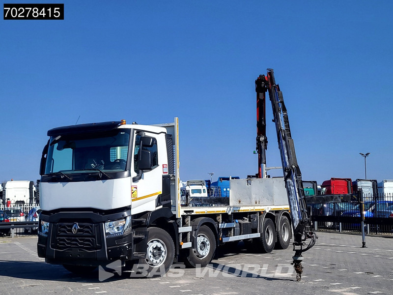 Renault C 430 8X4 Palfinger 22002 EH kran Crane Big-Axle steel suspension Euro 6 - 드롭사이드/ 플랫베드 트럭, 크레인 트럭 : 사진 5 Renault C 430 8X4 Palfinger 22002 EH kran Crane Big-Axle steel suspension Euro 6 - 드롭사이드/ 플랫베드 트럭, 크레인 트럭 : 사진 5
