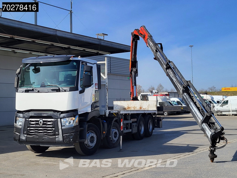 Renault C 430 8X4 Palfinger PK33002EH Euro 6 Big Axle - 드롭사이드/ 플랫베드 트럭, 크레인 트럭 : 사진 1 Renault C 430 8X4 Palfinger PK33002EH Euro 6 Big Axle - 드롭사이드/ 플랫베드 트럭, 크레인 트럭 : 사진 1