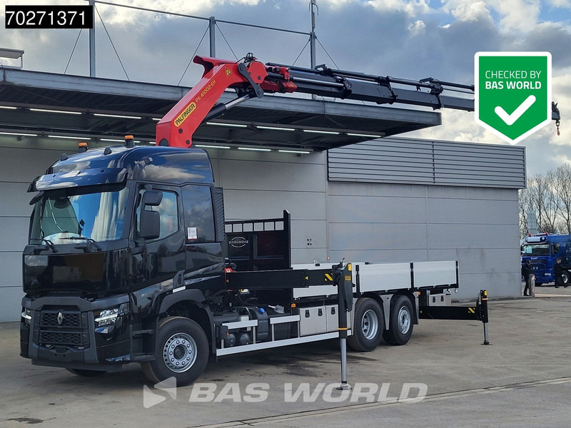 Renault C 480 6X2 NEW! Palfinger PK41002 EH Crane Kran ACC Euro 6 - 드롭사이드/ 플랫베드 트럭, 크레인 트럭 : 사진 1 Renault C 480 6X2 NEW! Palfinger PK41002 EH Crane Kran ACC Euro 6 - 드롭사이드/ 플랫베드 트럭, 크레인 트럭 : 사진 1