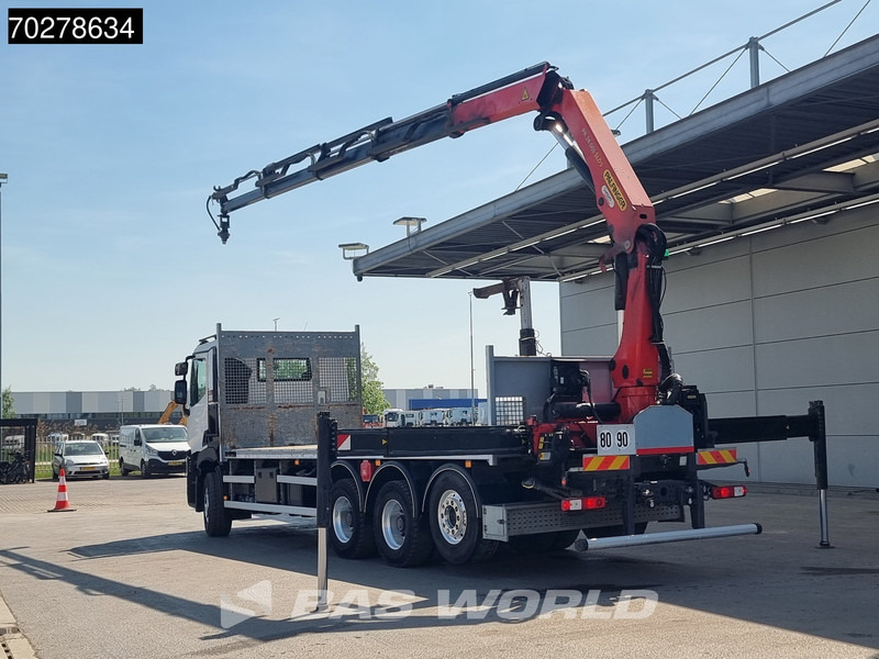 Renault C 480 8X4 Palfinger 24.001 SLD5 Kran Crane Lift-Lenkachse Euro 6 - 드롭사이드/ 플랫베드 트럭, 크레인 트럭 : 사진 2 Renault C 480 8X4 Palfinger 24.001 SLD5 Kran Crane Lift-Lenkachse Euro 6 - 드롭사이드/ 플랫베드 트럭, 크레인 트럭 : 사진 2