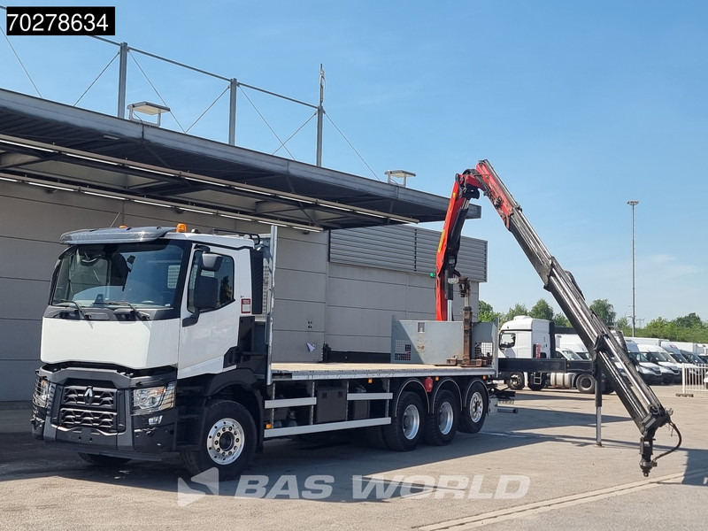 Renault C 480 8X4 Palfinger 24.001 SLD5 Kran Crane Lift-Lenkachse Euro 6 - 드롭사이드/ 플랫베드 트럭, 크레인 트럭 : 사진 5 Renault C 480 8X4 Palfinger 24.001 SLD5 Kran Crane Lift-Lenkachse Euro 6 - 드롭사이드/ 플랫베드 트럭, 크레인 트럭 : 사진 5