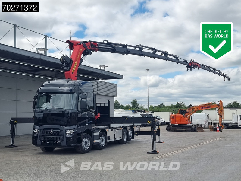 Renault C 520 8X2 Palfinger PK65002 SH Crane Jib Winch Lift+steering Axle Euro 6 - 드롭사이드/ 플랫베드 트럭, 크레인 트럭 : 사진 1 Renault C 520 8X2 Palfinger PK65002 SH Crane Jib Winch Lift+steering Axle Euro 6 - 드롭사이드/ 플랫베드 트럭, 크레인 트럭 : 사진 1