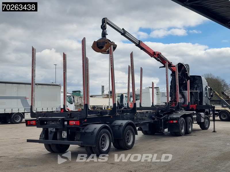 Renault K 520 6X6 Holz Kran Palfinger Q180Z96 6x6 Big-Axle Steelsuspension - 목재 트럭, 크레인 트럭 : 사진 3 Renault K 520 6X6 Holz Kran Palfinger Q180Z96 6x6 Big-Axle Steelsuspension - 목재 트럭, 크레인 트럭 : 사진 3