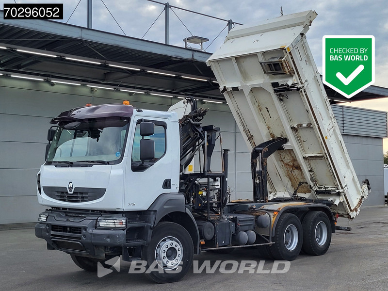 Renault Kerax 370 6X4 Palfinger PK15500 Crane Kran 2-side Tipper Retarder Manual Euro 4 - 덤프트럭, 크레인 트럭 : 사진 1 Renault Kerax 370 6X4 Palfinger PK15500 Crane Kran 2-side Tipper Retarder Manual Euro 4 - 덤프트럭, 크레인 트럭 : 사진 1