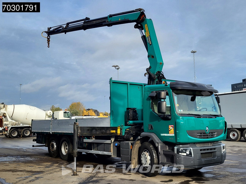 Renault Premium 380 6X2 Palfinger PK20002 Crane Kran Lift+Steering Axle Air suspension Euro 5 - 드롭사이드/ 플랫베드 트럭, 크레인 트럭 : 사진 3 Renault Premium 380 6X2 Palfinger PK20002 Crane Kran Lift+Steering Axle Air suspension Euro 5 - 드롭사이드/ 플랫베드 트럭, 크레인 트럭 : 사진 3