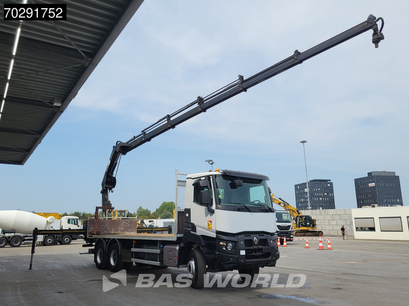 Renault Premium 380 6X4 HIAB X-HIDUO 188 E-5 Crane Steelsuspension Big-Axle Automatic Euro 6 - 드롭사이드/ 플랫베드 트럭, 크레인 트럭 : 사진 3 Renault Premium 380 6X4 HIAB X-HIDUO 188 E-5 Crane Steelsuspension Big-Axle Automatic Euro 6 - 드롭사이드/ 플랫베드 트럭, 크레인 트럭 : 사진 3