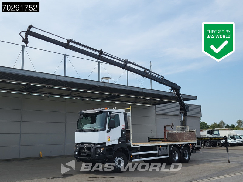 Renault Premium 380 6X4 HIAB X-HIDUO 188 E-5 Crane Steelsuspension Big-Axle Automatic Euro 6 - 드롭사이드/ 플랫베드 트럭, 크레인 트럭 : 사진 1 Renault Premium 380 6X4 HIAB X-HIDUO 188 E-5 Crane Steelsuspension Big-Axle Automatic Euro 6 - 드롭사이드/ 플랫베드 트럭, 크레인 트럭 : 사진 1