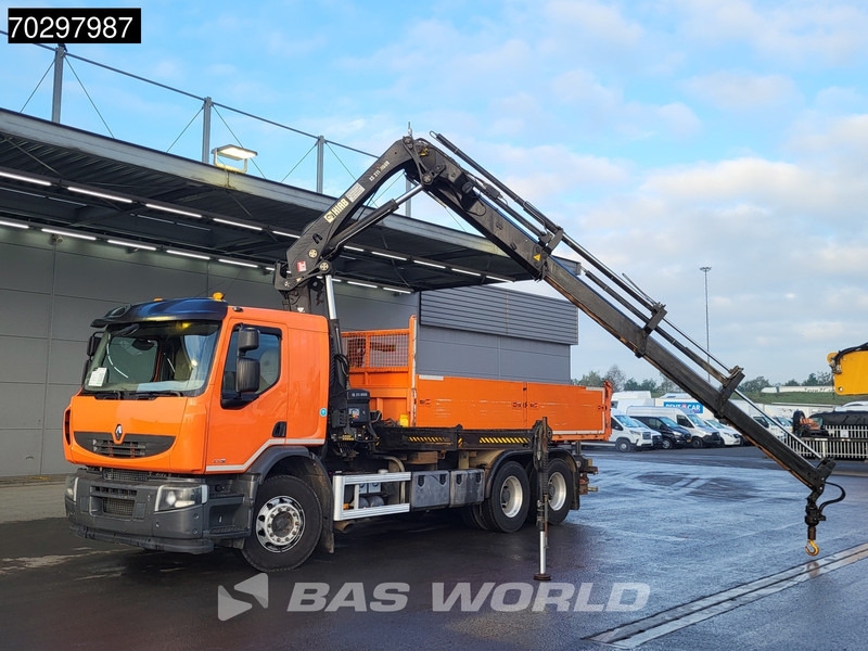 Renault Premium 430 Lander 6X4 HIAB 211 EP-4 Crane Kran 10m3Tipper Big-Axle Euro 5 - 덤프트럭, 크레인 트럭 : 사진 5 Renault Premium 430 Lander 6X4 HIAB 211 EP-4 Crane Kran 10m3Tipper Big-Axle Euro 5 - 덤프트럭, 크레인 트럭 : 사진 5