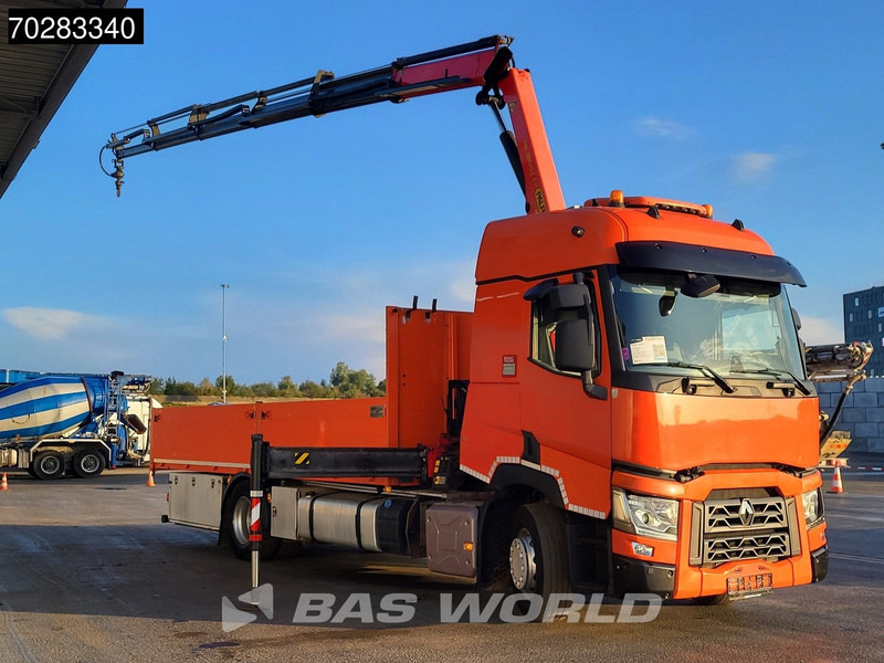 Renault T 380 4X2 Palfinger PK18002-EH Kran Crane Retarder Standklima Euro 6 - 드롭사이드/ 플랫베드 트럭, 크레인 트럭 : 사진 3 Renault T 380 4X2 Palfinger PK18002-EH Kran Crane Retarder Standklima Euro 6 - 드롭사이드/ 플랫베드 트럭, 크레인 트럭 : 사진 3
