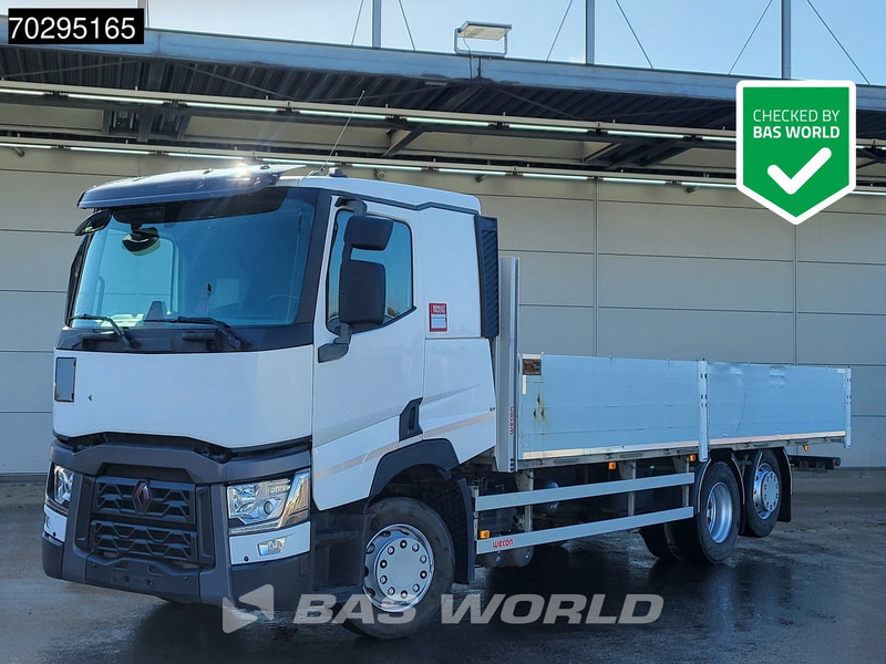 Renault T 440 6X2 750cm box Lift-Axle Automatic ADR Euro 6 - 드롭사이드/ 플랫베드 트럭 : 사진 1 Renault T 440 6X2 750cm box Lift-Axle Automatic ADR Euro 6 - 드롭사이드/ 플랫베드 트럭 : 사진 1