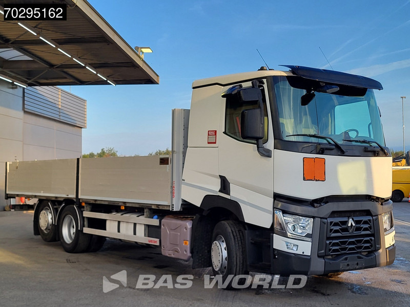 Renault T 440 6X2 750cm open box forklift preparation ADR Automatic Lift-Axle Euro 6 - 드롭사이드/ 플랫베드 트럭 : 사진 3 Renault T 440 6X2 750cm open box forklift preparation ADR Automatic Lift-Axle Euro 6 - 드롭사이드/ 플랫베드 트럭 : 사진 3