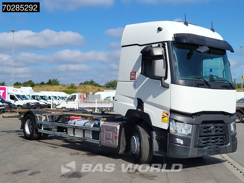 Renault T 460 4X2 BDF 2xTanks Optibrake Automatic Euro 6 - 컨테이너 운반 장치/ 스와프 보디 트럭 : 사진 3 Renault T 460 4X2 BDF 2xTanks Optibrake Automatic Euro 6 - 컨테이너 운반 장치/ 스와프 보디 트럭 : 사진 3