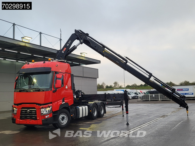 Renault T 520 6X4 Hiab 477E-7 HIDUO Crane Kran Big-Axle Euro 6 - 트랙터 유닛 : 사진 5 Renault T 520 6X4 Hiab 477E-7 HIDUO Crane Kran Big-Axle Euro 6 - 트랙터 유닛 : 사진 5