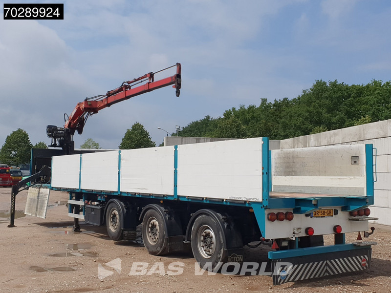 SCHROEDER WIESMOOR S12/27P2-13,2KR Crane HIAB R165-F3 Liftachse 2xLenkachse - 드롭사이드/ 플랫베드 세미 트레일러 : 사진 3 SCHROEDER WIESMOOR S12/27P2-13,2KR Crane HIAB R165-F3 Liftachse 2xLenkachse - 드롭사이드/ 플랫베드 세미 트레일러 : 사진 3
