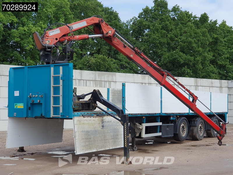 SCHROEDER WIESMOOR S12/27P2-13,2KR Crane HIAB R165-F3 Liftachse 2xLenkachse - 드롭사이드/ 플랫베드 세미 트레일러 : 사진 1 SCHROEDER WIESMOOR S12/27P2-13,2KR Crane HIAB R165-F3 Liftachse 2xLenkachse - 드롭사이드/ 플랫베드 세미 트레일러 : 사진 1