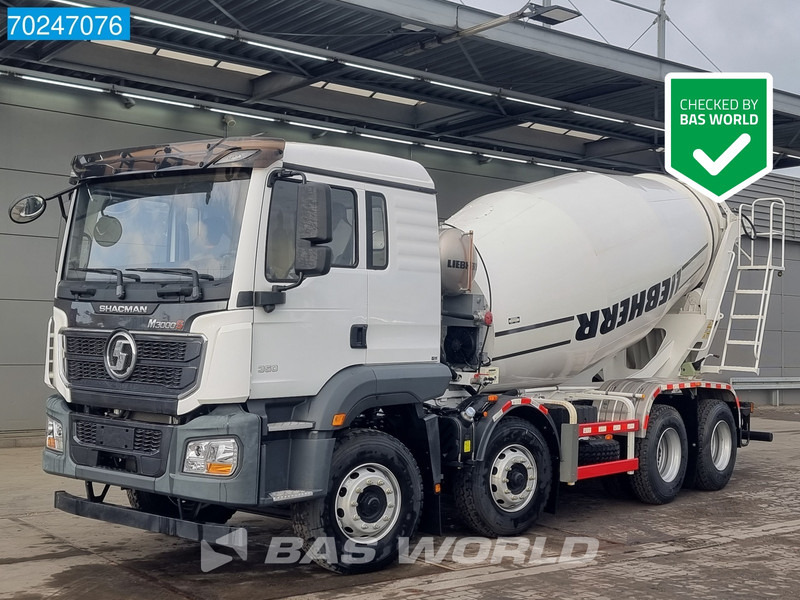 SHACMAN 8x4 EURO 6 8X4 NEW! 8m3 Liebherr Mixer Big-Axle Steel Suspension - 콘크리트 믹서 트럭 : 사진 1 SHACMAN 8x4 EURO 6 8X4 NEW! 8m3 Liebherr Mixer Big-Axle Steel Suspension - 콘크리트 믹서 트럭 : 사진 1