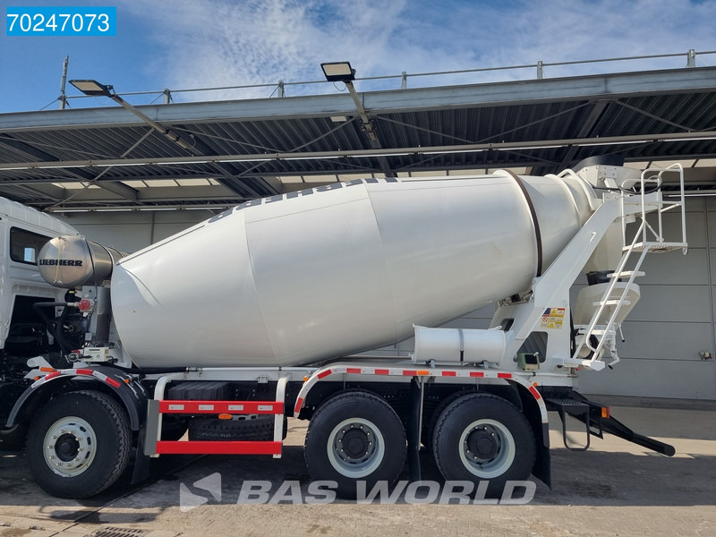 신규 콘크리트 믹서 트럭 SHACMAN M3000 S 8X4 8m3 Liebherr mixer Manual Big-Axle Steelsuspension : 사진 8