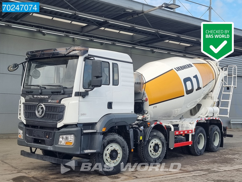 SHACMAN M3000 S 8X4 NEW! 8m3 Liebherr Mixer Big-Axle Steelsuspension - 콘크리트 믹서 트럭 : 사진 1 SHACMAN M3000 S 8X4 NEW! 8m3 Liebherr Mixer Big-Axle Steelsuspension - 콘크리트 믹서 트럭 : 사진 1
