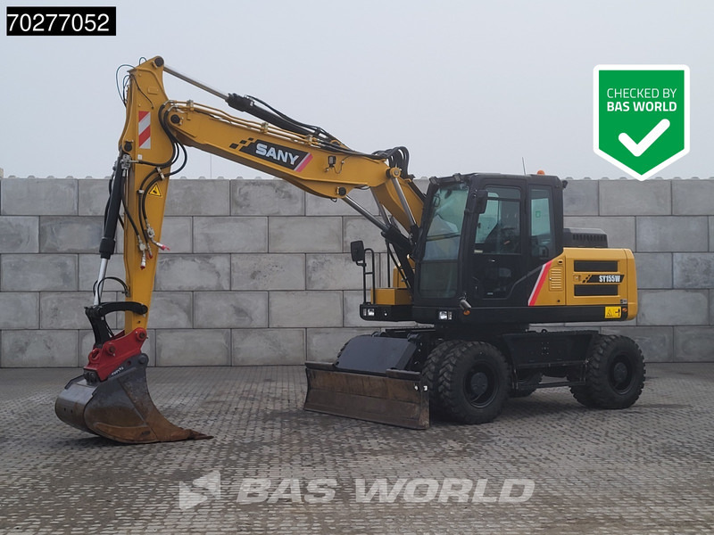 Sany SY155 W - 휠 굴삭기 : 사진 1 Sany SY155 W - 휠 굴삭기 : 사진 1