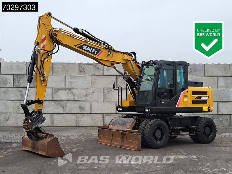 Sany SY155 W - 휠 굴삭기 : 사진 1 Sany SY155 W - 휠 굴삭기 : 사진 1