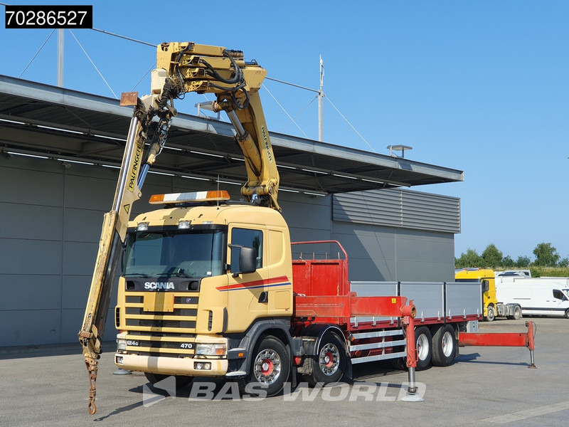 Scania 124G 470 8X4 Palfinger PK45000 C4 Crane Kran Fly-Jib Manual Steering Axle Euro 3 - 드롭사이드/ 플랫베드 트럭, 크레인 트럭 : 사진 5 Scania 124G 470 8X4 Palfinger PK45000 C4 Crane Kran Fly-Jib Manual Steering Axle Euro 3 - 드롭사이드/ 플랫베드 트럭, 크레인 트럭 : 사진 5
