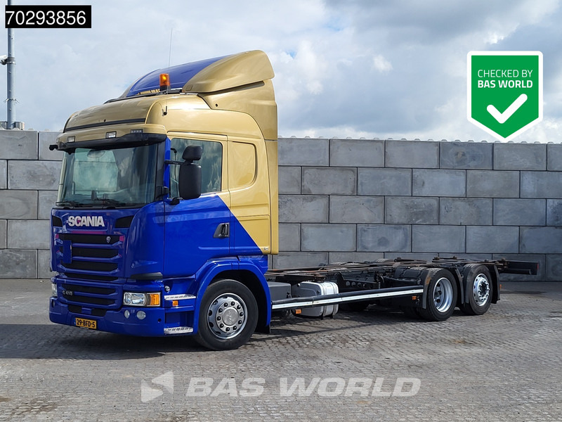 Scania G410 6X2 NL-Truck BDF Retarder Lift-steering axle Hydraulic ACC Euro 6 - 컨테이너 운반 장치/ 스와프 보디 트럭 : 사진 1 Scania G410 6X2 NL-Truck BDF Retarder Lift-steering axle Hydraulic ACC Euro 6 - 컨테이너 운반 장치/ 스와프 보디 트럭 : 사진 1