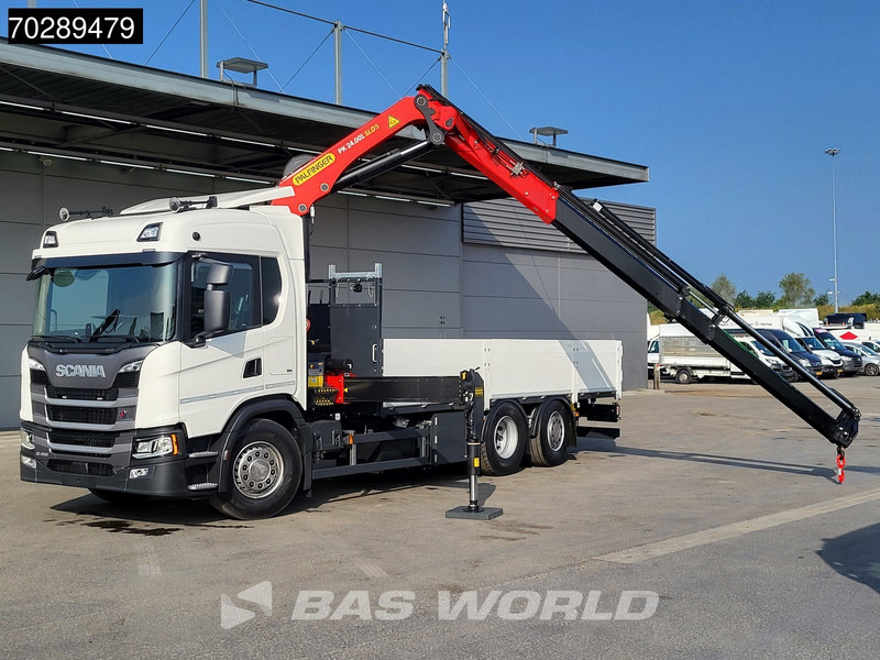 Scania G410 6X2 New! Palfinger PK24.001 SLD 5 Crane Kran Retarder Lift+Steering Axle LED ACC - 드롭사이드/ 플랫베드 트럭, 크레인 트럭 : 사진 3 Scania G410 6X2 New! Palfinger PK24.001 SLD 5 Crane Kran Retarder Lift+Steering Axle LED ACC - 드롭사이드/ 플랫베드 트럭, 크레인 트럭 : 사진 3