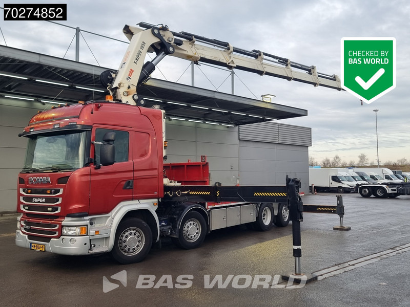 Scania G450 8X2 NL-Truck Hiab X-HIPRO 1058EP-6 Kran Front stab Retarder Euro 6 - 드롭사이드/ 플랫베드 트럭, 크레인 트럭 : 사진 1 Scania G450 8X2 NL-Truck Hiab X-HIPRO 1058EP-6 Kran Front stab Retarder Euro 6 - 드롭사이드/ 플랫베드 트럭, 크레인 트럭 : 사진 1