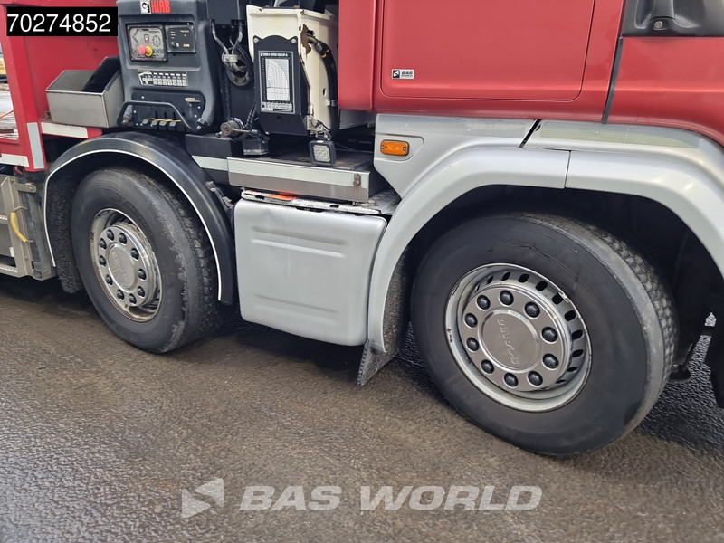 드롭사이드/ 플랫베드 트럭, 크레인 트럭 Scania G450 8X2 NL-Truck Hiab X-HIPRO 1058EP-6 Kran Front stab Retarder Euro 6 : 사진 17