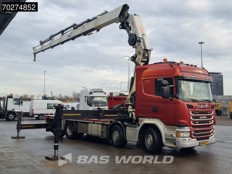 Scania G450 8X2 NL-Truck Hiab X-HIPRO 1058EP-6 Kran Front stab Retarder Euro 6 - 드롭사이드/ 플랫베드 트럭, 크레인 트럭 : 사진 3 Scania G450 8X2 NL-Truck Hiab X-HIPRO 1058EP-6 Kran Front stab Retarder Euro 6 - 드롭사이드/ 플랫베드 트럭, 크레인 트럭 : 사진 3