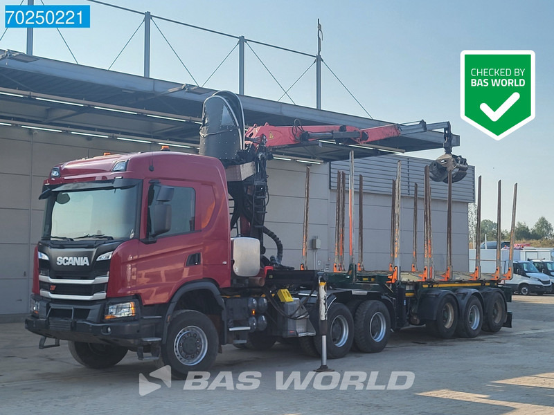 Scania G500 6X6 Holz Kran Palfinger Q170Z96 6X6 Crane Retarder Big-Axle Liftachse - 트랙터 유닛 : 사진 1 Scania G500 6X6 Holz Kran Palfinger Q170Z96 6X6 Crane Retarder Big-Axle Liftachse - 트랙터 유닛 : 사진 1