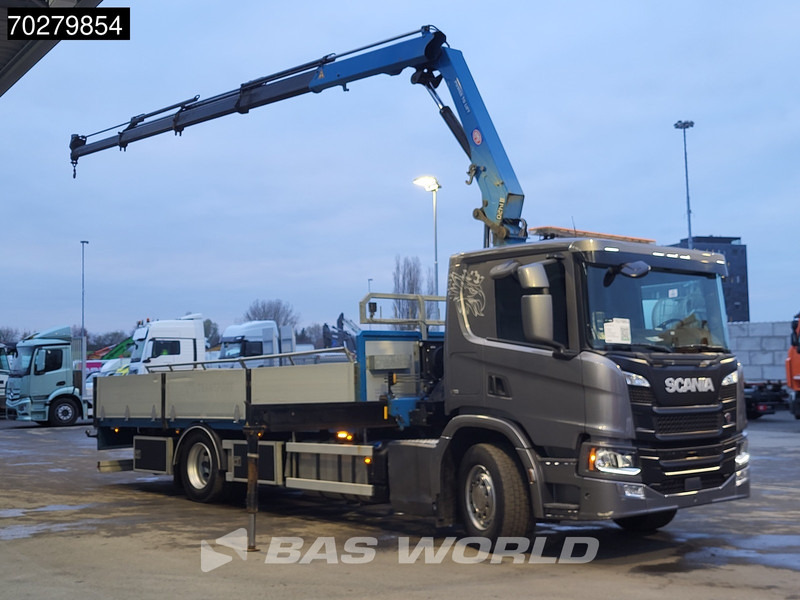 Scania P280 4X2 HMF 1420K-RC Kran Crane Leather seats Automatic Euro 6 - 드롭사이드/ 플랫베드 트럭, 크레인 트럭 : 사진 3 Scania P280 4X2 HMF 1420K-RC Kran Crane Leather seats Automatic Euro 6 - 드롭사이드/ 플랫베드 트럭, 크레인 트럭 : 사진 3