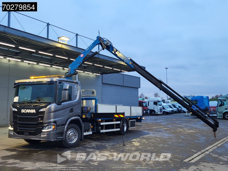 Scania P280 4X2 HMF 1420K-RC Kran Crane Leather seats Automatic Euro 6 - 드롭사이드/ 플랫베드 트럭, 크레인 트럭 : 사진 5 Scania P280 4X2 HMF 1420K-RC Kran Crane Leather seats Automatic Euro 6 - 드롭사이드/ 플랫베드 트럭, 크레인 트럭 : 사진 5