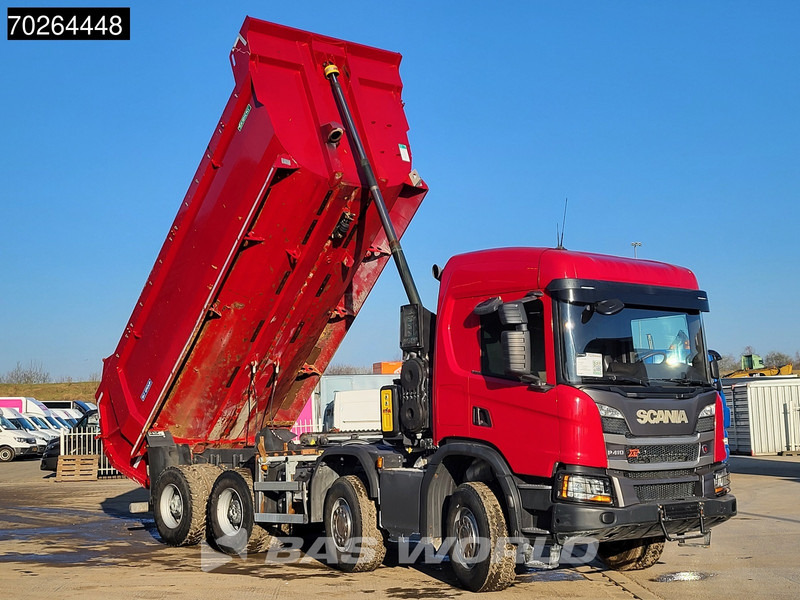 Scania P410 8X4 19m3 Big-Axle Steelsuspension Euro 6 - 덤프트럭 : 사진 3 Scania P410 8X4 19m3 Big-Axle Steelsuspension Euro 6 - 덤프트럭 : 사진 3