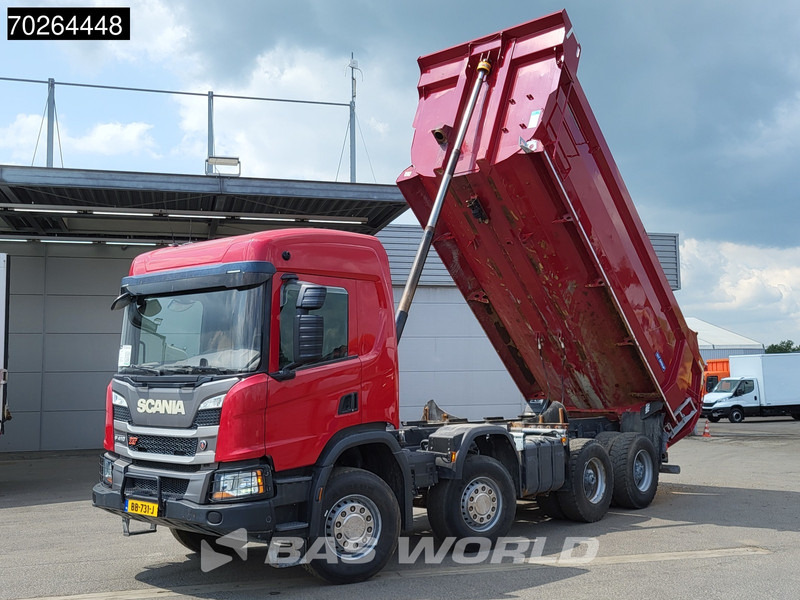 Scania P410 8X4 19m3 Big-Axle Steelsuspension Euro 6 - 덤프트럭 : 사진 2 Scania P410 8X4 19m3 Big-Axle Steelsuspension Euro 6 - 덤프트럭 : 사진 2