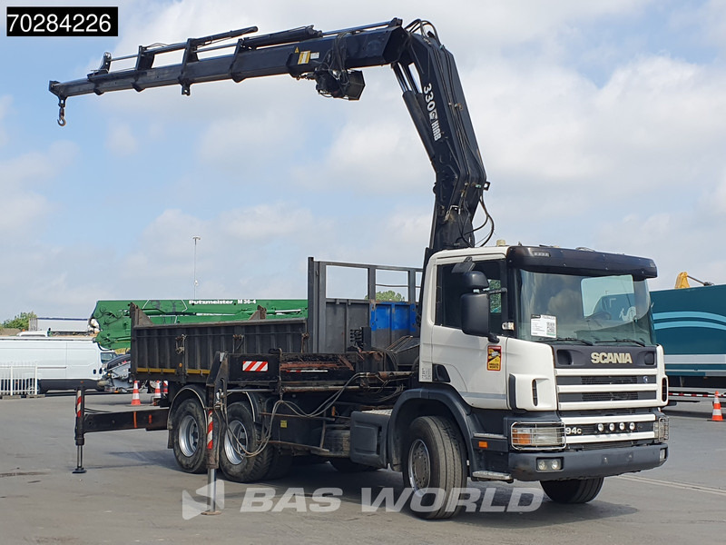 Scania P94 6X4 Hiab 330-4 Kran Crane 9m3 tipper Manual Steelsuspension Euro 3 - 덤프트럭, 크레인 트럭 : 사진 3 Scania P94 6X4 Hiab 330-4 Kran Crane 9m3 tipper Manual Steelsuspension Euro 3 - 덤프트럭, 크레인 트럭 : 사진 3