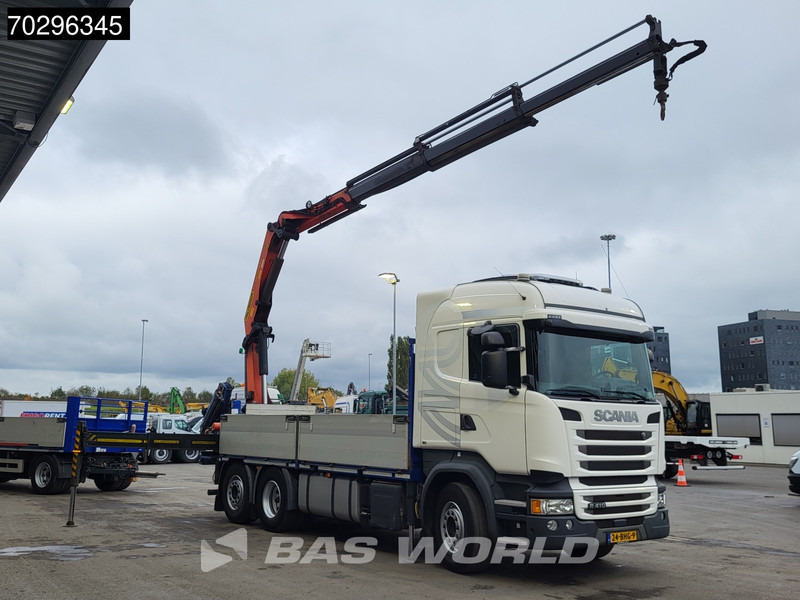 Scania R410 R 6X2 NL-Truck Palfinger PK22002-EH Crane Kran Lift+Steering-Axle Euro 6 - 드롭사이드/ 플랫베드 트럭, 크레인 트럭 : 사진 3 Scania R410 R 6X2 NL-Truck Palfinger PK22002-EH Crane Kran Lift+Steering-Axle Euro 6 - 드롭사이드/ 플랫베드 트럭, 크레인 트럭 : 사진 3