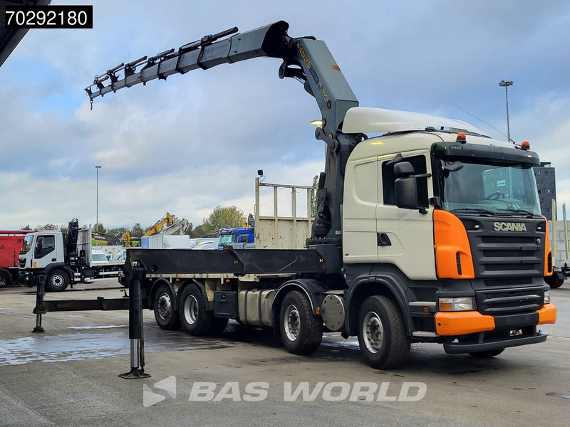 Scania R420 8X2 Palfinger PK74002 Kran Crane Retarder Lift-Steering Axle Euro 4 - 드롭사이드/ 플랫베드 트럭, 크레인 트럭 : 사진 3 Scania R420 8X2 Palfinger PK74002 Kran Crane Retarder Lift-Steering Axle Euro 4 - 드롭사이드/ 플랫베드 트럭, 크레인 트럭 : 사진 3