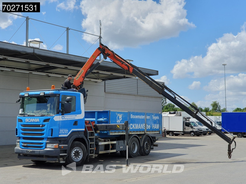 Scania R440 6X2 Palfinger PK16001 Crane Kran Lift+Lenkachse Euro 5 - 드롭사이드/ 플랫베드 트럭, 크레인 트럭 : 사진 5 Scania R440 6X2 Palfinger PK16001 Crane Kran Lift+Lenkachse Euro 5 - 드롭사이드/ 플랫베드 트럭, 크레인 트럭 : 사진 5