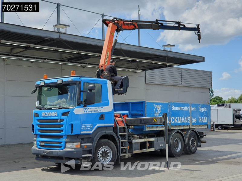 Scania R440 6X2 Palfinger PK16001 Crane Kran Lift+Lenkachse Euro 5 - 드롭사이드/ 플랫베드 트럭, 크레인 트럭 : 사진 1 Scania R440 6X2 Palfinger PK16001 Crane Kran Lift+Lenkachse Euro 5 - 드롭사이드/ 플랫베드 트럭, 크레인 트럭 : 사진 1