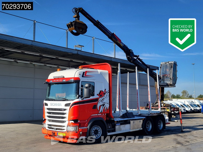 Scania R450 R 6X4 NL-Truck Kesla 2110T Crane Kran Holztransport Manual ACC Xenon Euro 6 - 목재 트럭, 크레인 트럭 : 사진 1 Scania R450 R 6X4 NL-Truck Kesla 2110T Crane Kran Holztransport Manual ACC Xenon Euro 6 - 목재 트럭, 크레인 트럭 : 사진 1