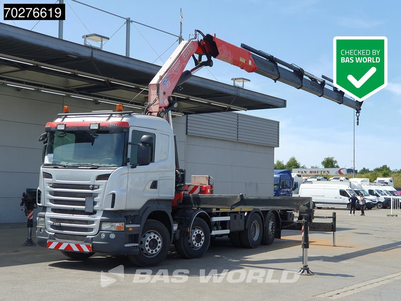 Scania R480 8X2 FASSI F660AXP.25 Manual Retarder Lift+Lenkachse Euro 5 - 드롭사이드/ 플랫베드 트럭, 크레인 트럭 : 사진 1 Scania R480 8X2 FASSI F660AXP.25 Manual Retarder Lift+Lenkachse Euro 5 - 드롭사이드/ 플랫베드 트럭, 크레인 트럭 : 사진 1