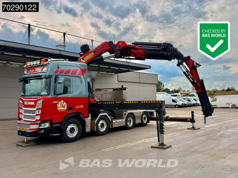 Scania R500 8X2 NL-Truck Palfinger PK165002 TEC 7 Crane Winch Fly-Jib Retarder Lift+steering - 드롭사이드/ 플랫베드 트럭, 크레인 트럭 : 사진 1 Scania R500 8X2 NL-Truck Palfinger PK165002 TEC 7 Crane Winch Fly-Jib Retarder Lift+steering - 드롭사이드/ 플랫베드 트럭, 크레인 트럭 : 사진 1