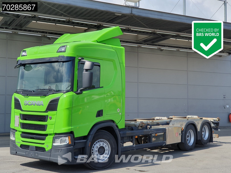 Scania R520 R 6X2 BDF Retarder Lift-axle Automatic LED ACC Euro 6 - 컨테이너 운반 장치/ 스와프 보디 트럭 : 사진 1 Scania R520 R 6X2 BDF Retarder Lift-axle Automatic LED ACC Euro 6 - 컨테이너 운반 장치/ 스와프 보디 트럭 : 사진 1